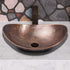 Pure Copper Hand Hammered 19 inch Harbor Bathroom Vessel Sink